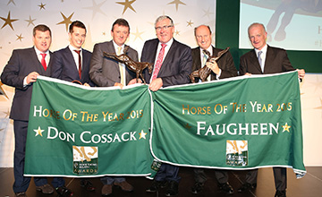Irlanda. Premiati uomini e cavalli per gli Horse Racing Ireland Awards. Don Cossack e Faugheen ex aequo