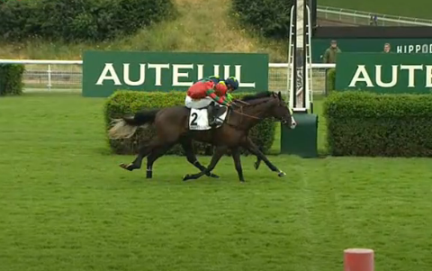 FRANCIA. Auteuil, Bimbo Has ed Angelo Zuliani all’ultimo respiro nel Prix La Perichole, battuto Youtwo Glass. Belle Promesse si conferma nel Christian de Trédern e centra l’hat trick di stagione, in sella Pierre Dubourg per Isabelle Gallorini